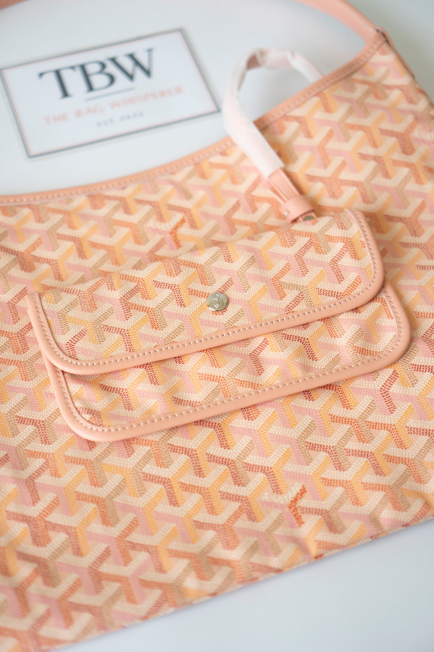 Bohème Hobo Bag – Powder Pink Limited Edition Goyardine Canvas with Pink Leather Trim