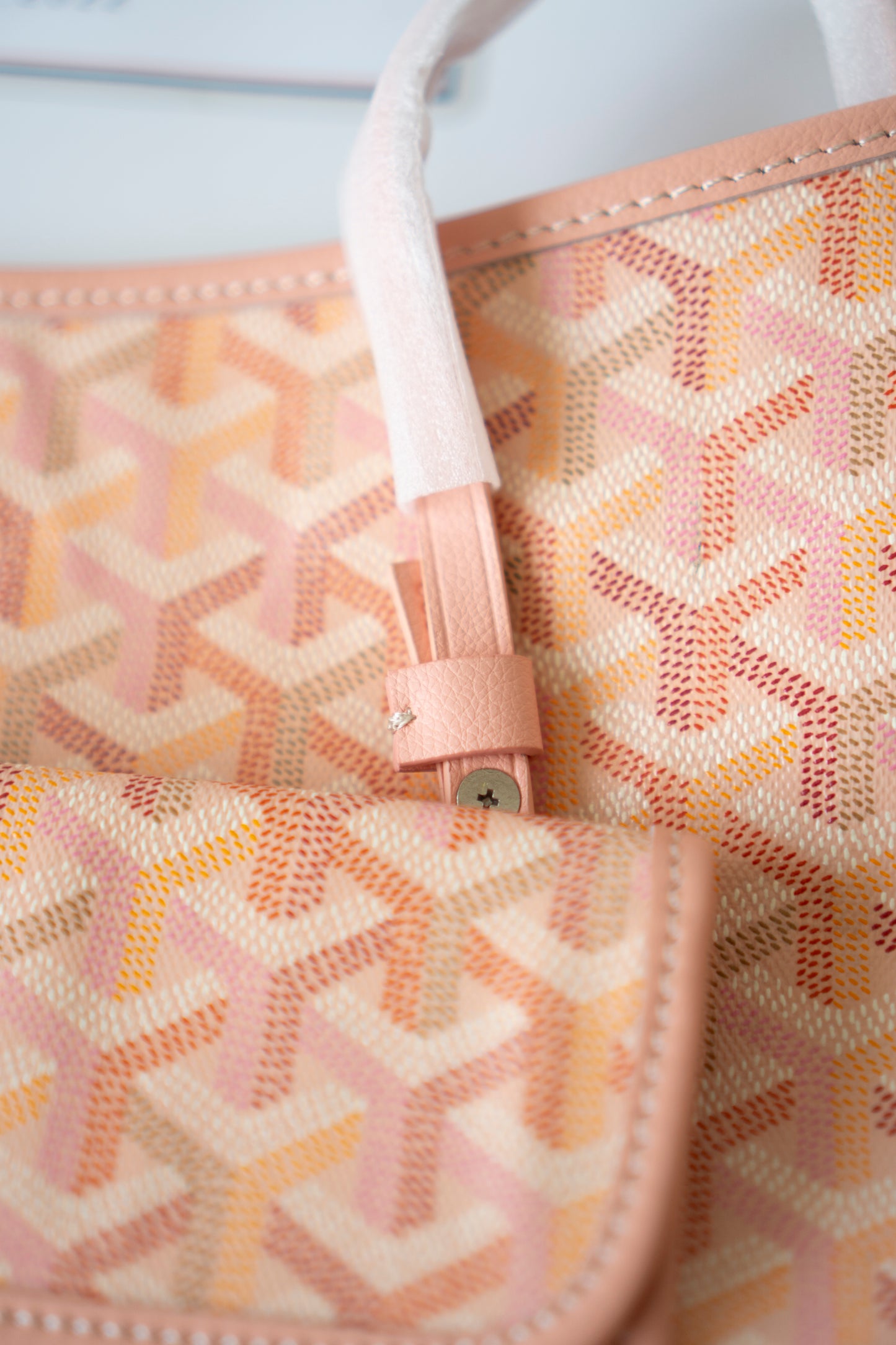 Bohème Hobo Bag – Powder Pink Limited Edition Goyardine Canvas with Pink Leather Trim