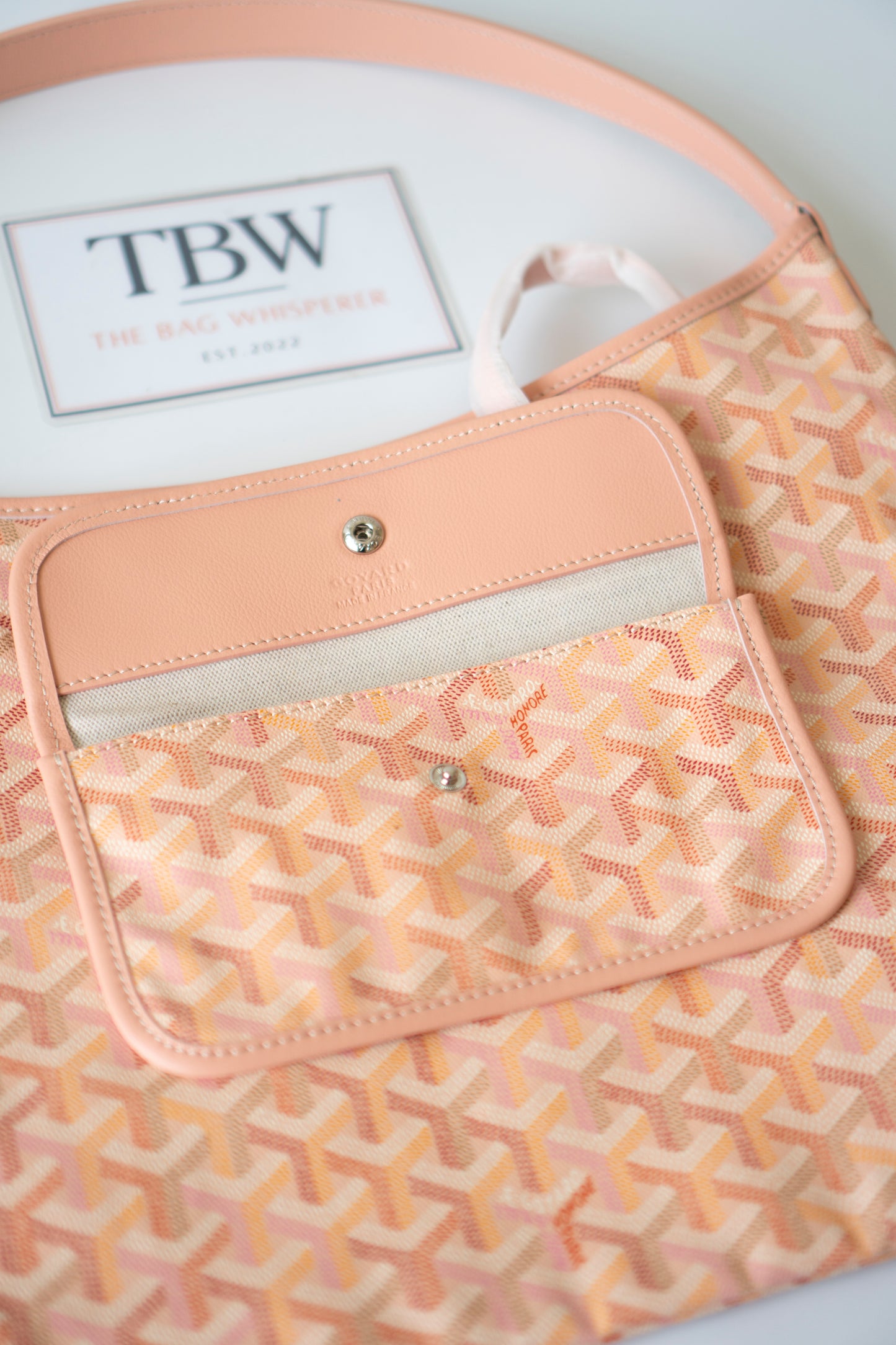 Bohème Hobo Bag – Powder Pink Limited Edition Goyardine Canvas with Pink Leather Trim