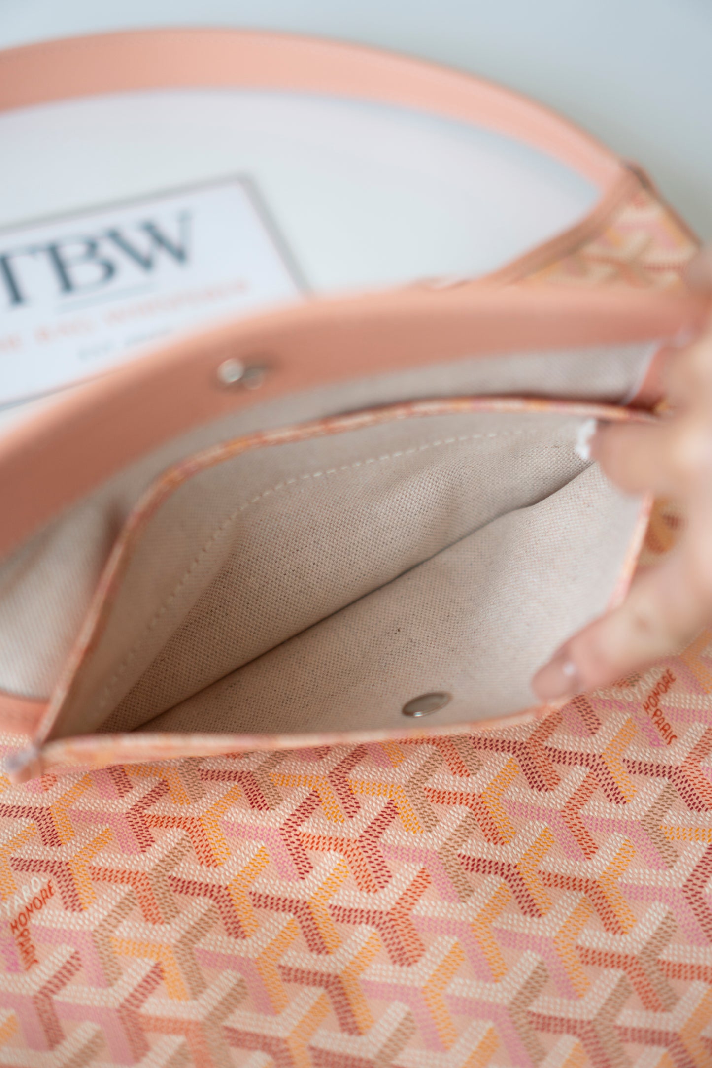 Bohème Hobo Bag – Powder Pink Limited Edition Goyardine Canvas with Pink Leather Trim