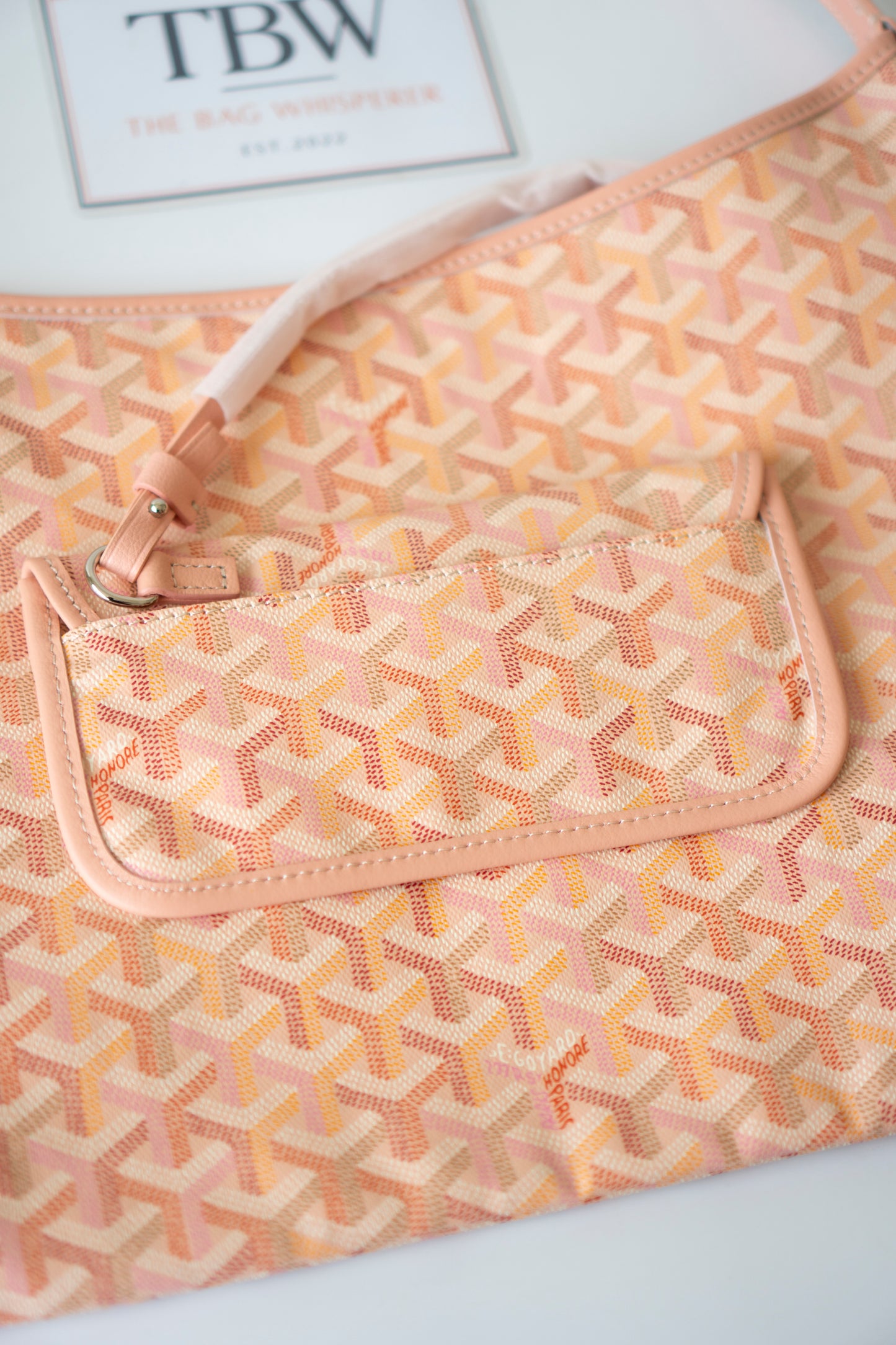 Bohème Hobo Bag – Powder Pink Limited Edition Goyardine Canvas with Pink Leather Trim