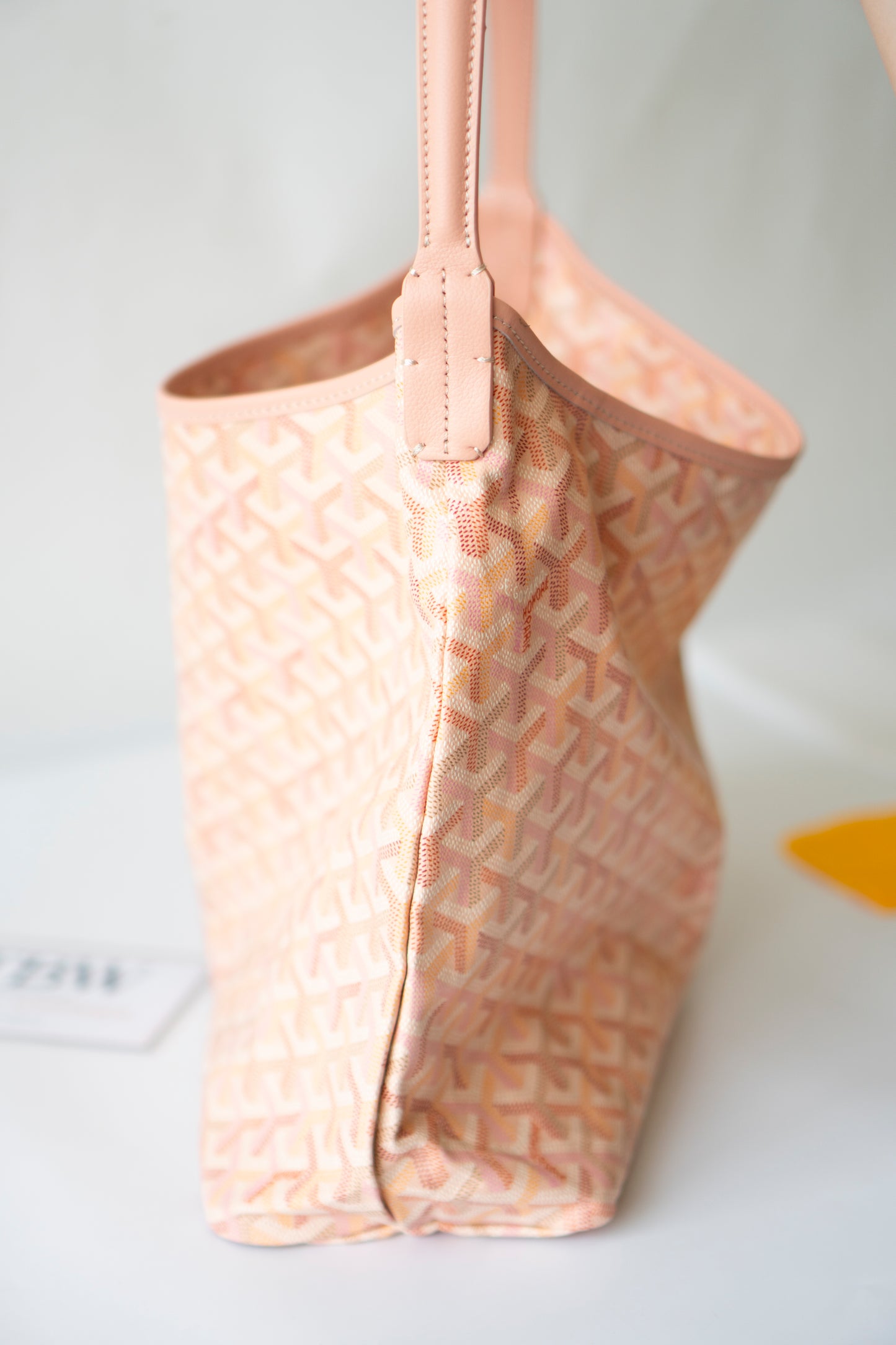 Bohème Hobo Bag – Powder Pink Limited Edition Goyardine Canvas with Pink Leather Trim