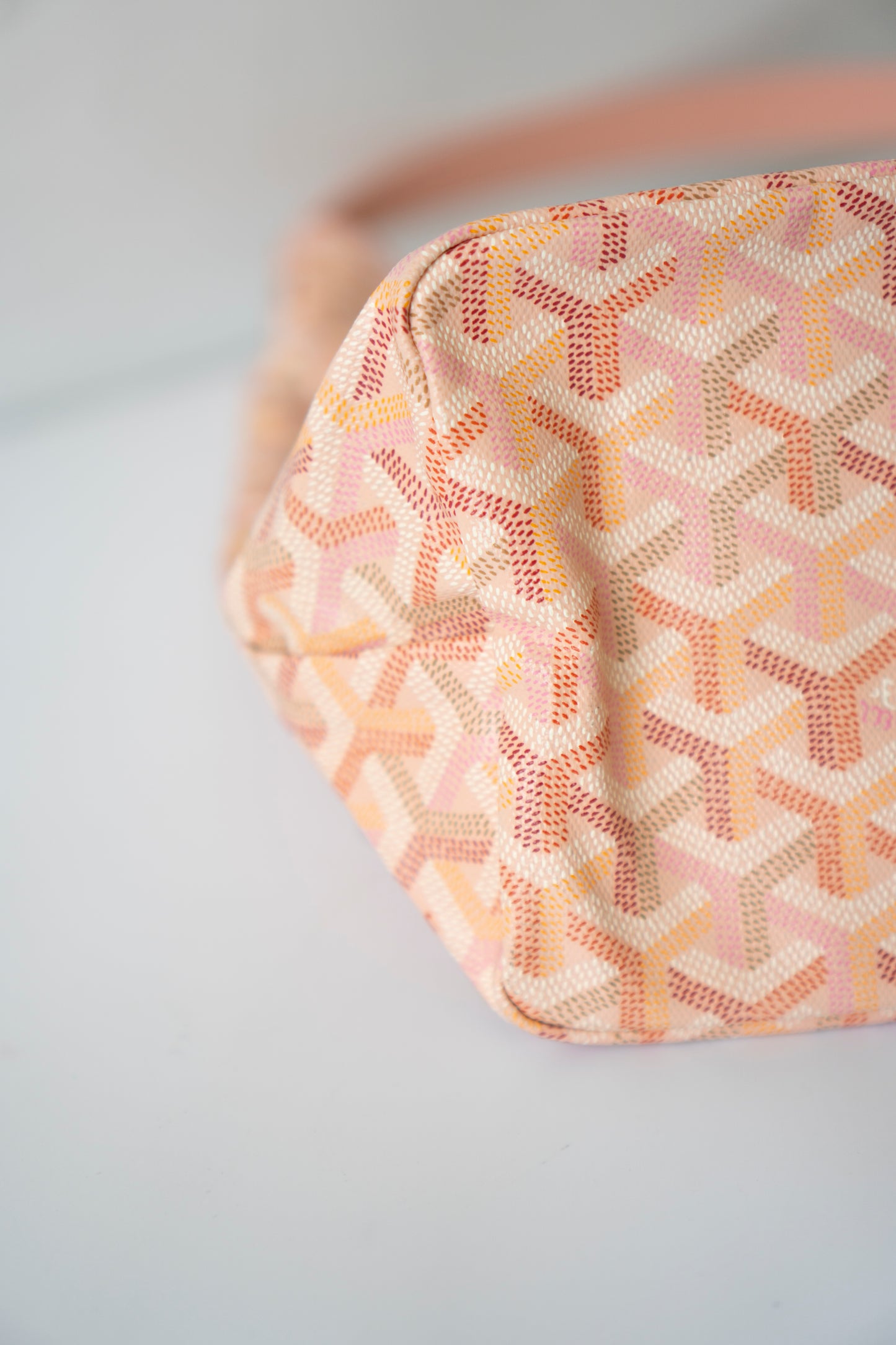 Bohème Hobo Bag – Powder Pink Limited Edition Goyardine Canvas with Pink Leather Trim
