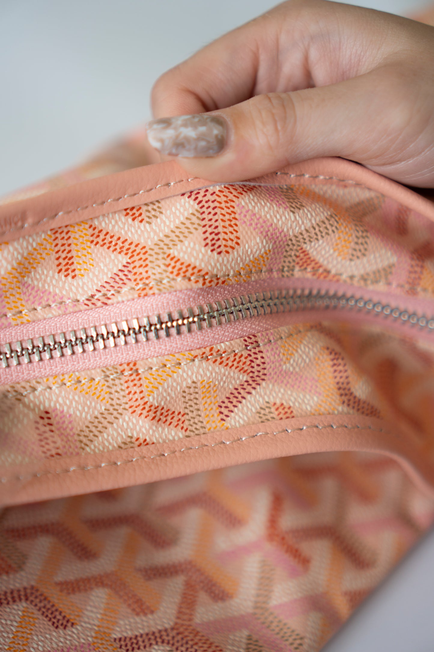 Bohème Hobo Bag – Powder Pink Limited Edition Goyardine Canvas with Pink Leather Trim