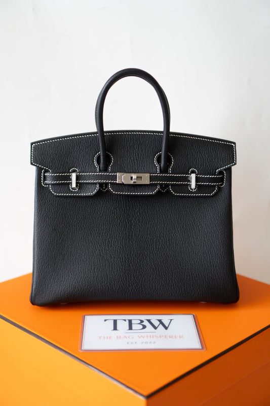 BK 25 Verso – Noir Chèvre with Blue Électrique Interior | Special Order (HSS)