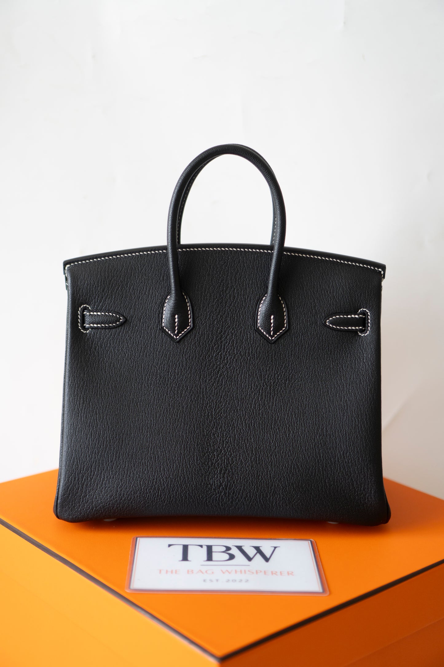 BK 25 Verso – Noir Chèvre with Blue Électrique Interior | Special Order (HSS)