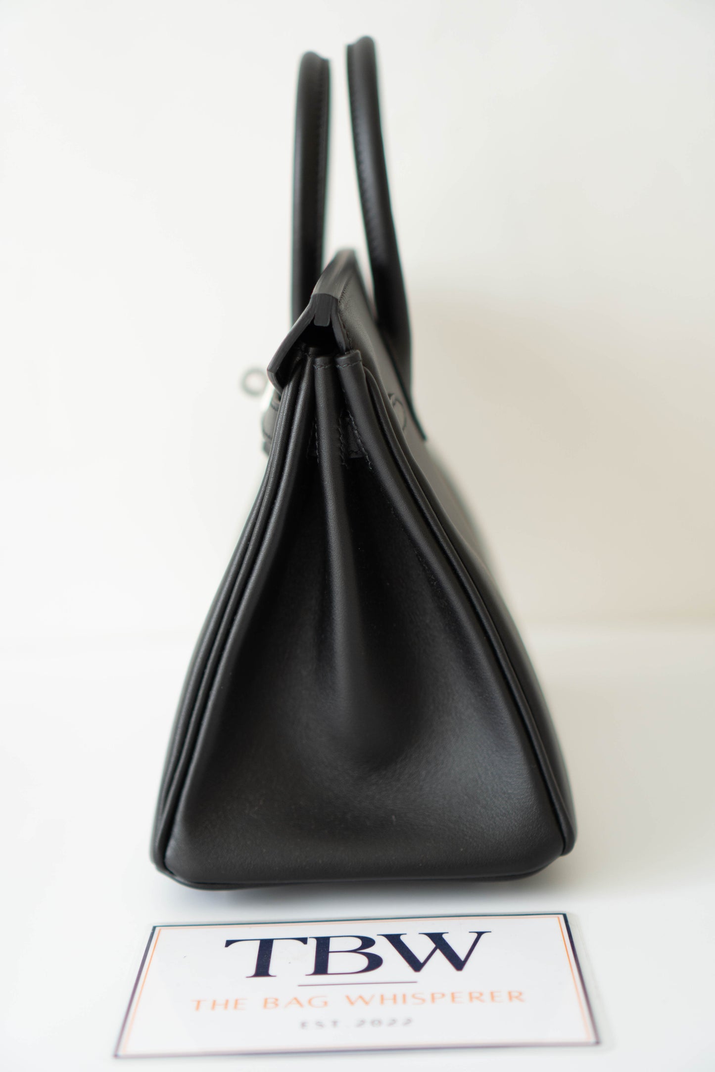BK 25 – Noir Volupto Leather with Palladium Hardware