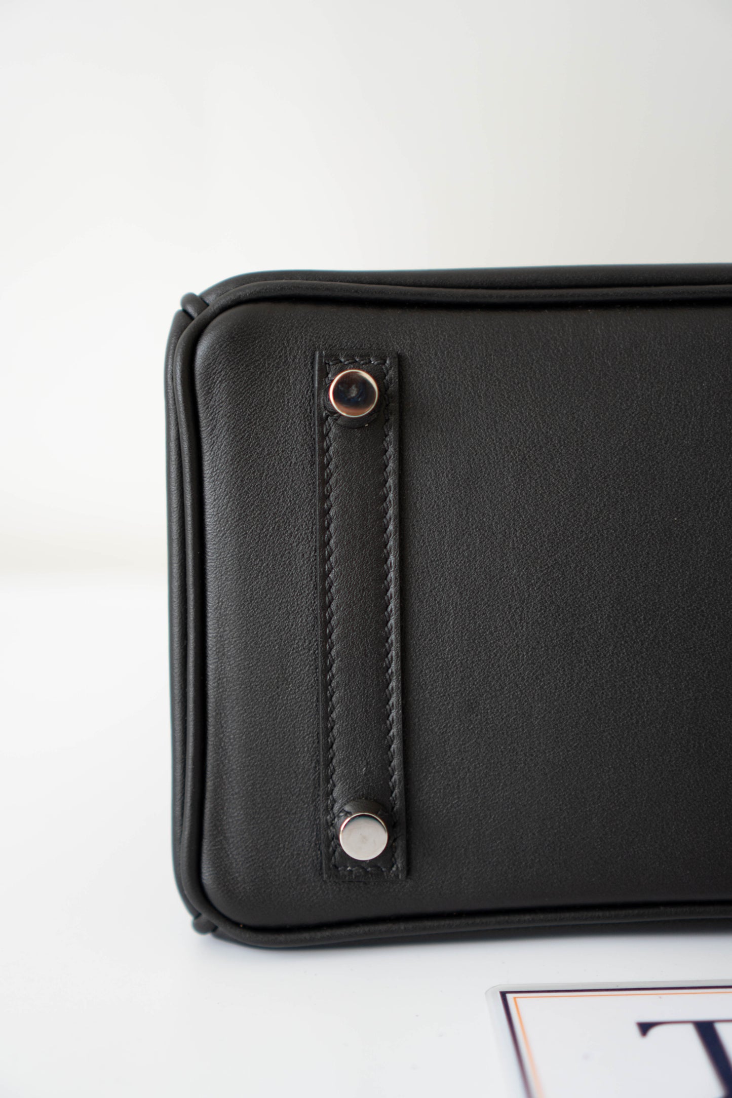 BK 25 – Noir Volupto Leather with Palladium Hardware