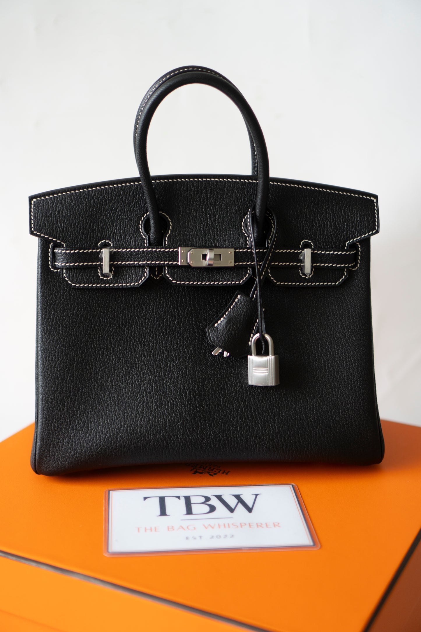 BK 25 Verso – Noir Chèvre with Blue Électrique Interior | Special Order (HSS)