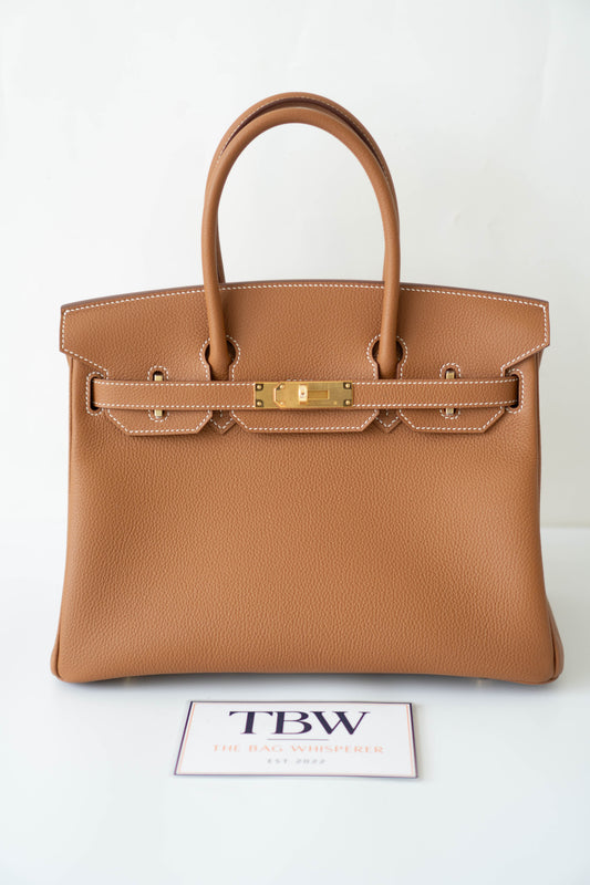 BK 30 – Gold Togo with Gold Hardware