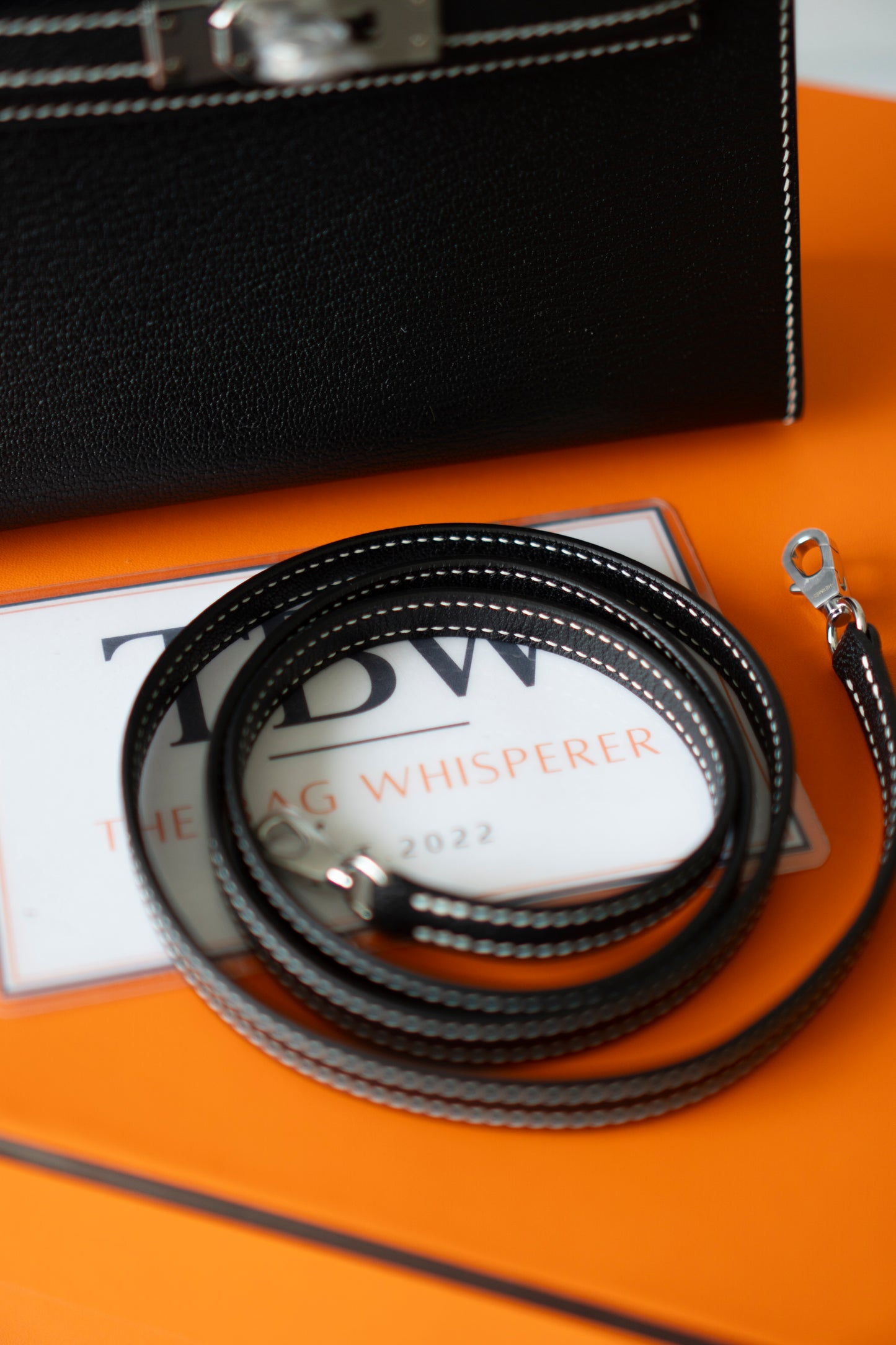 Mini KL II Sellier – Noir Chèvre with Gris Perle Interior | HSS Special Order