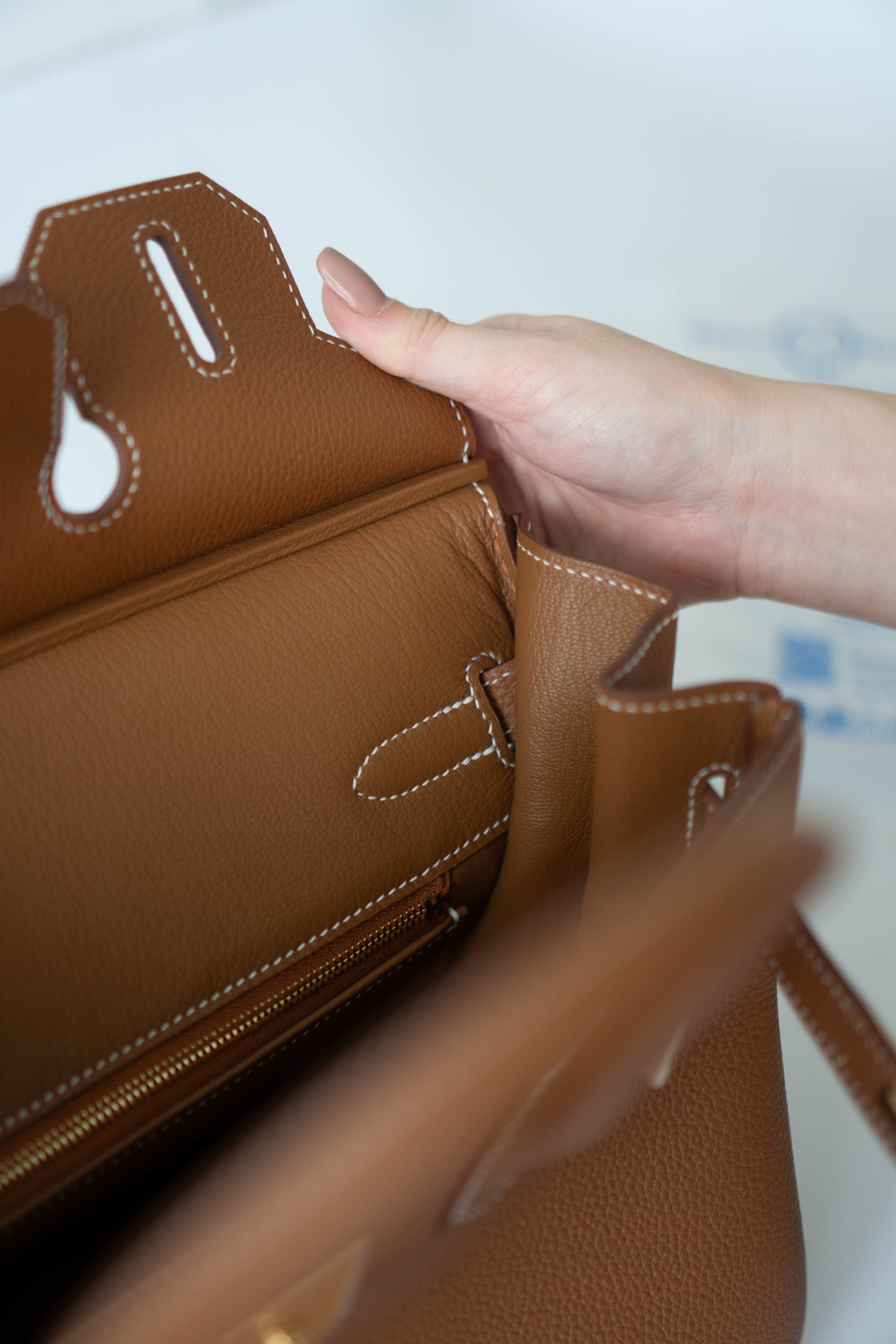 BK 30 – Gold Togo with Gold Hardware