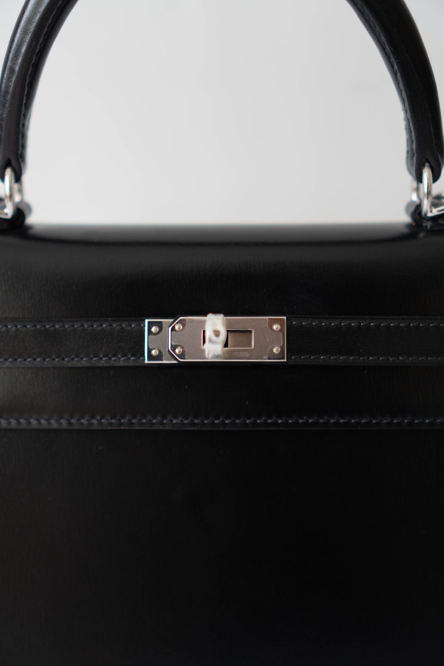KL 25 – Black Box Leather with Palladium Hardware
