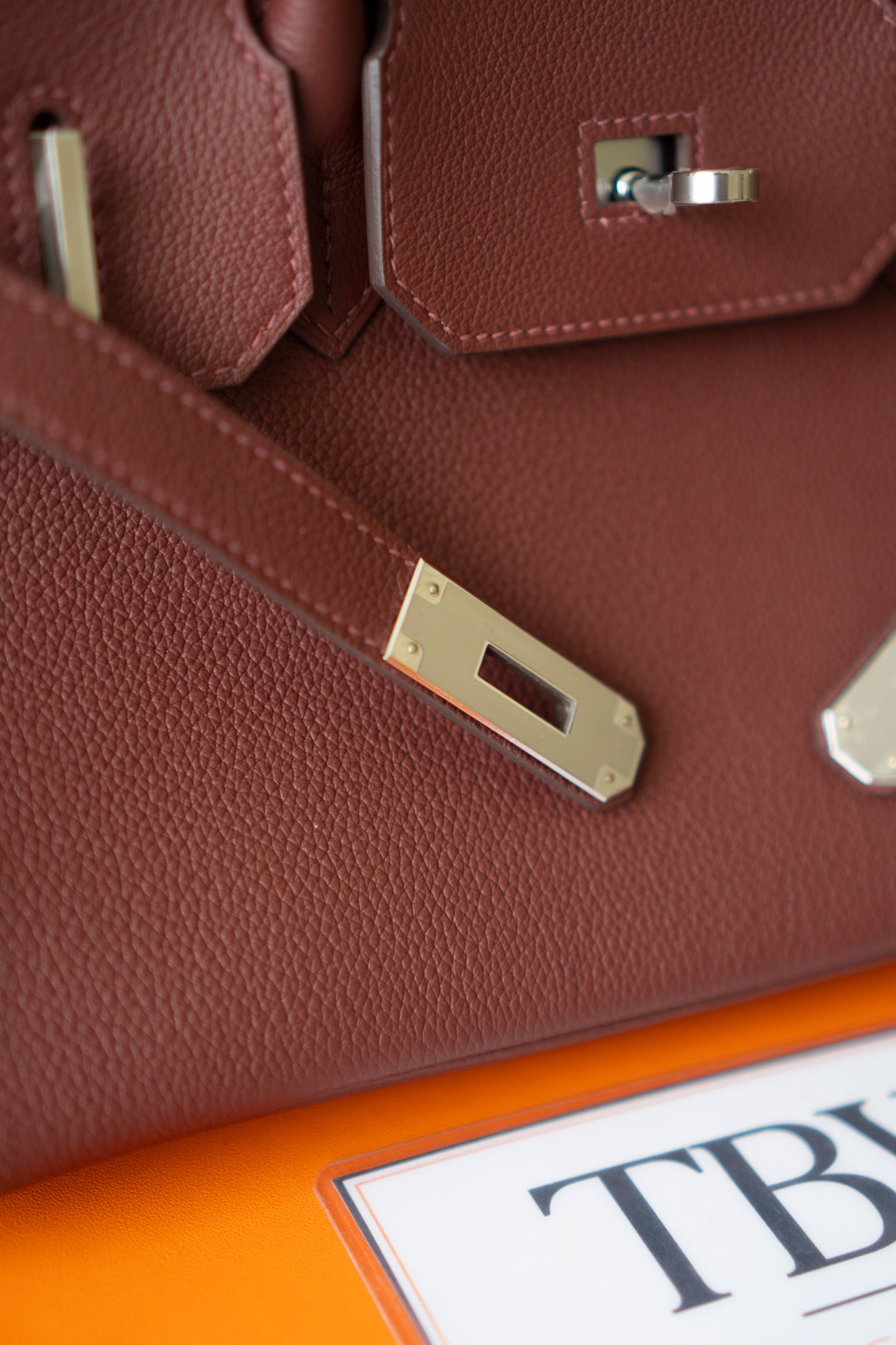 BK Shoulder 29 – Rouge H Evercolor with Palladium Hardware