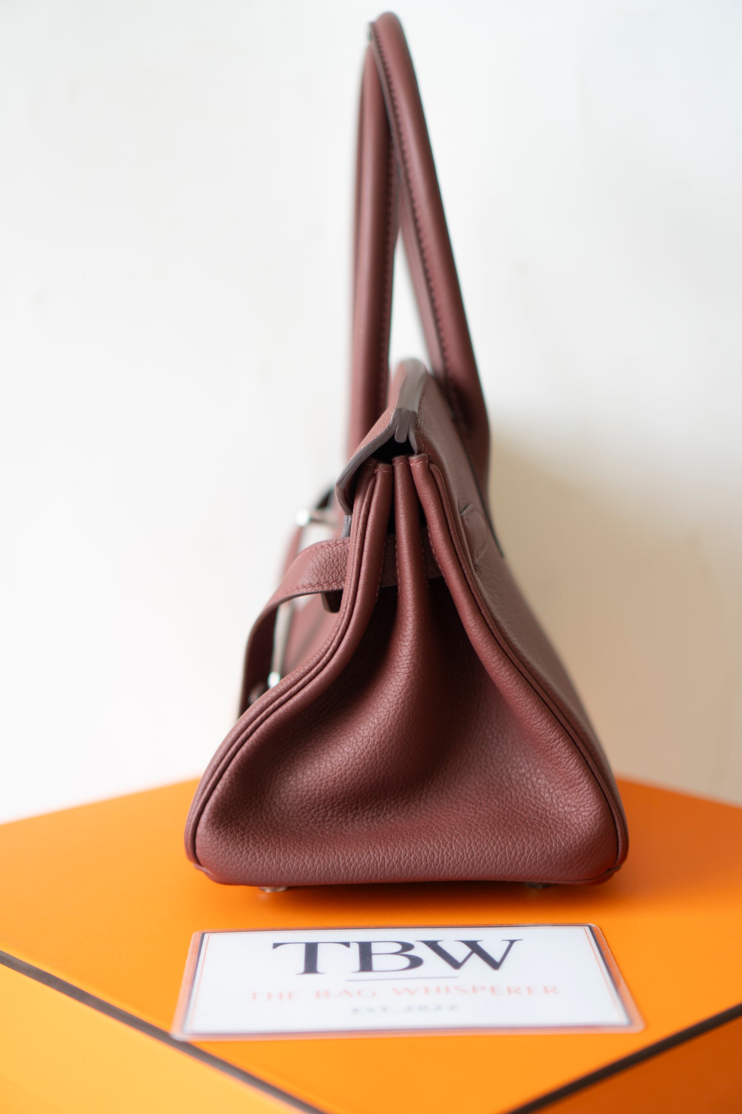 BK Shoulder 29 – Rouge H Evercolor with Palladium Hardware