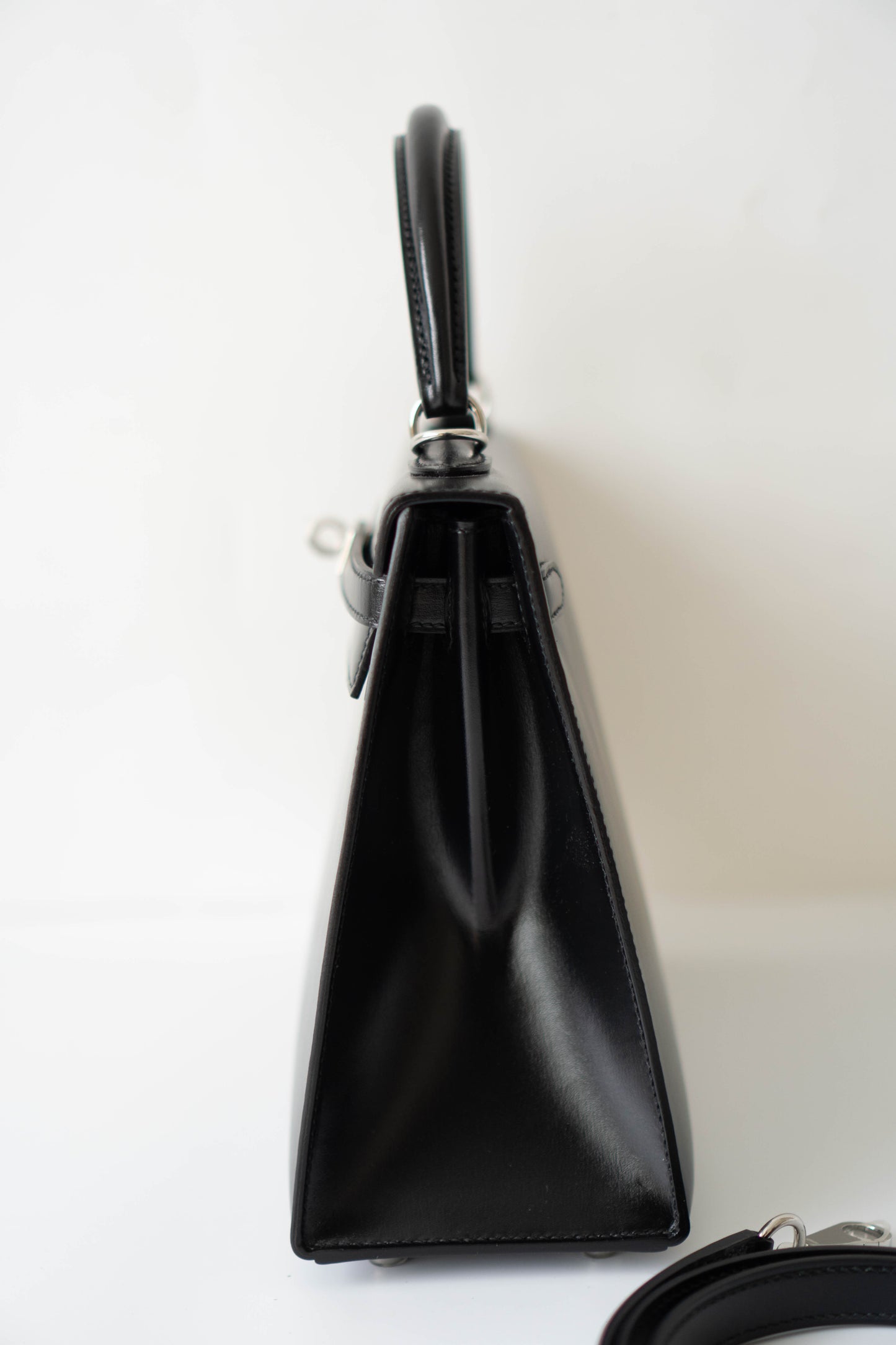 KL 25 – Black Box Leather with Palladium Hardware