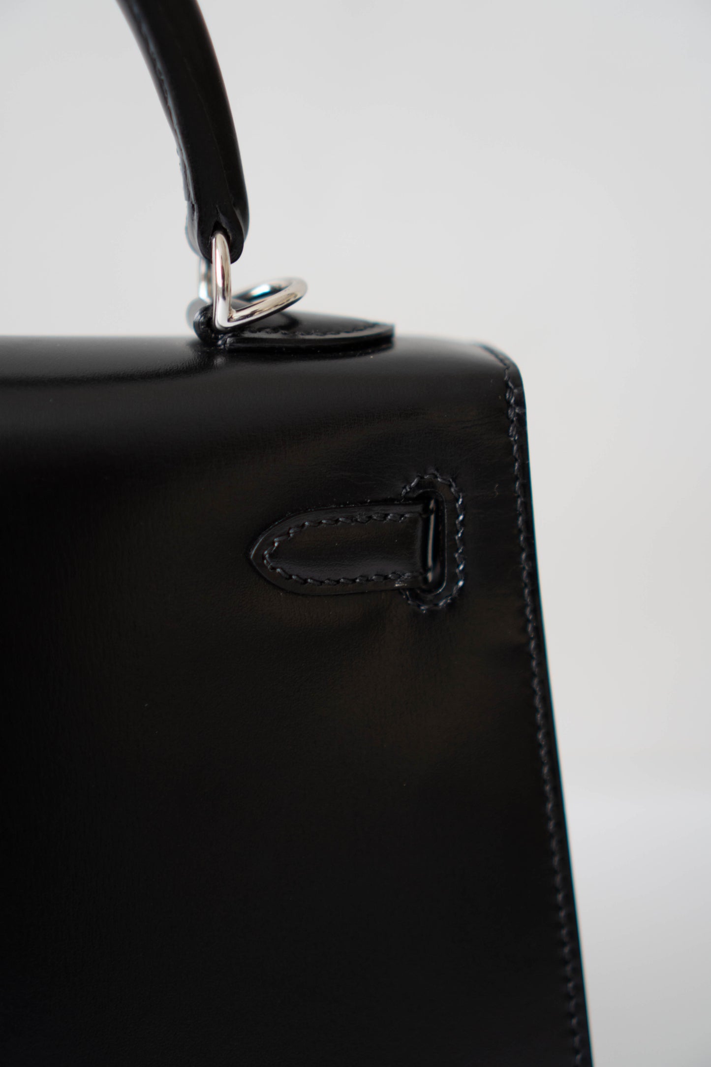 KL 25 – Black Box Leather with Palladium Hardware
