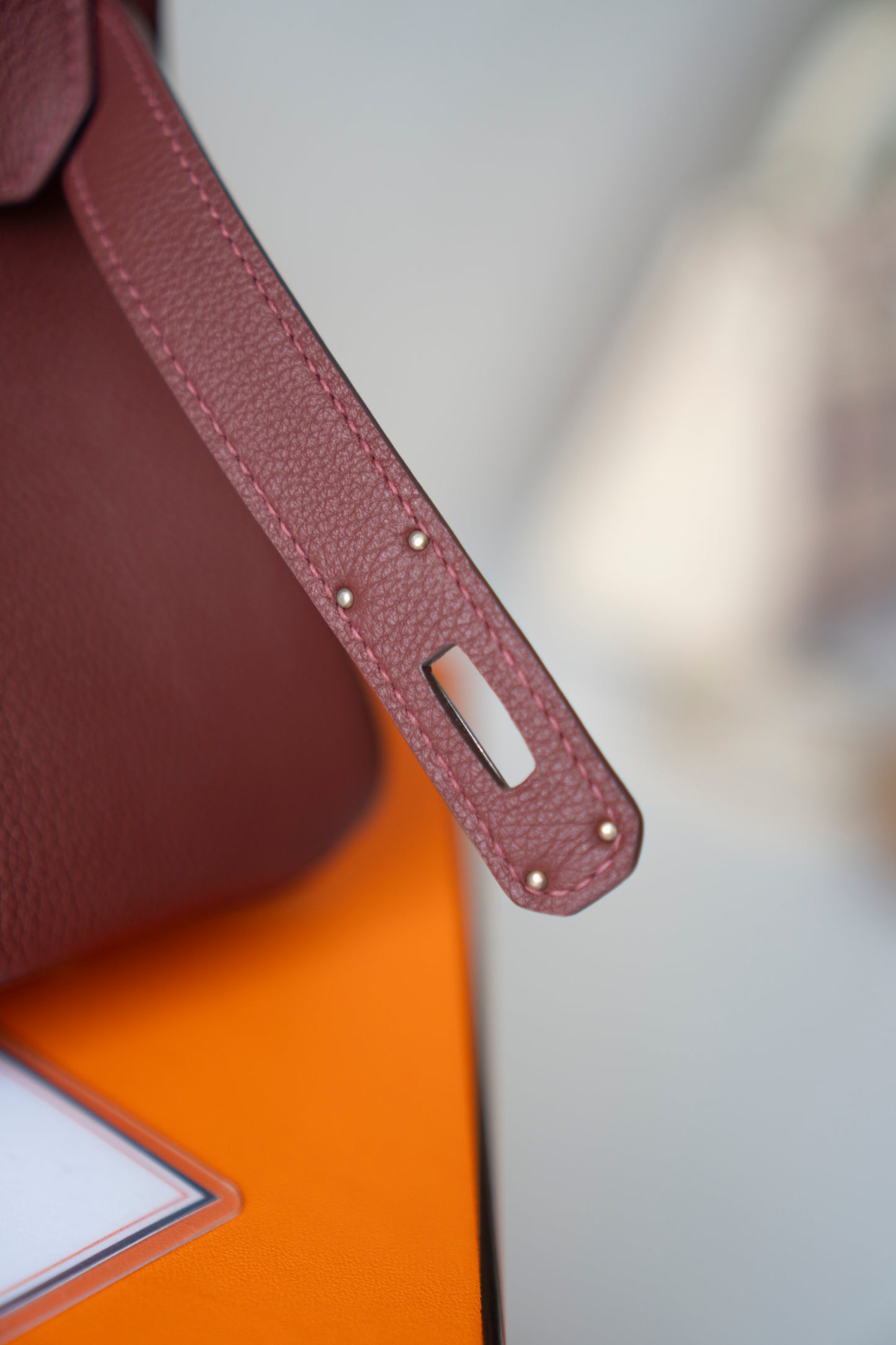 BK Shoulder 29 – Rouge H Evercolor with Palladium Hardware