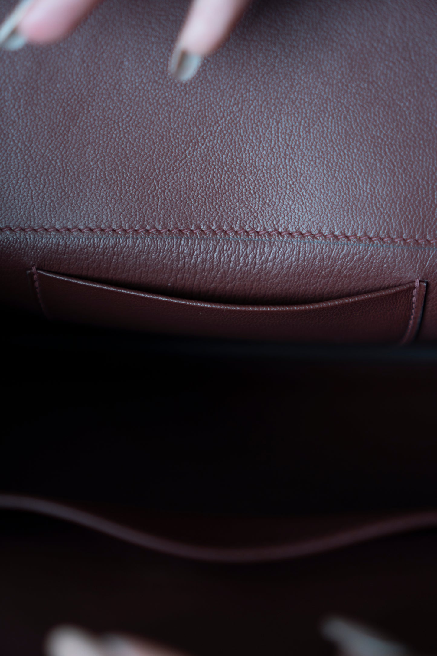 BK Shoulder 29 – Rouge H Evercolor with Palladium Hardware
