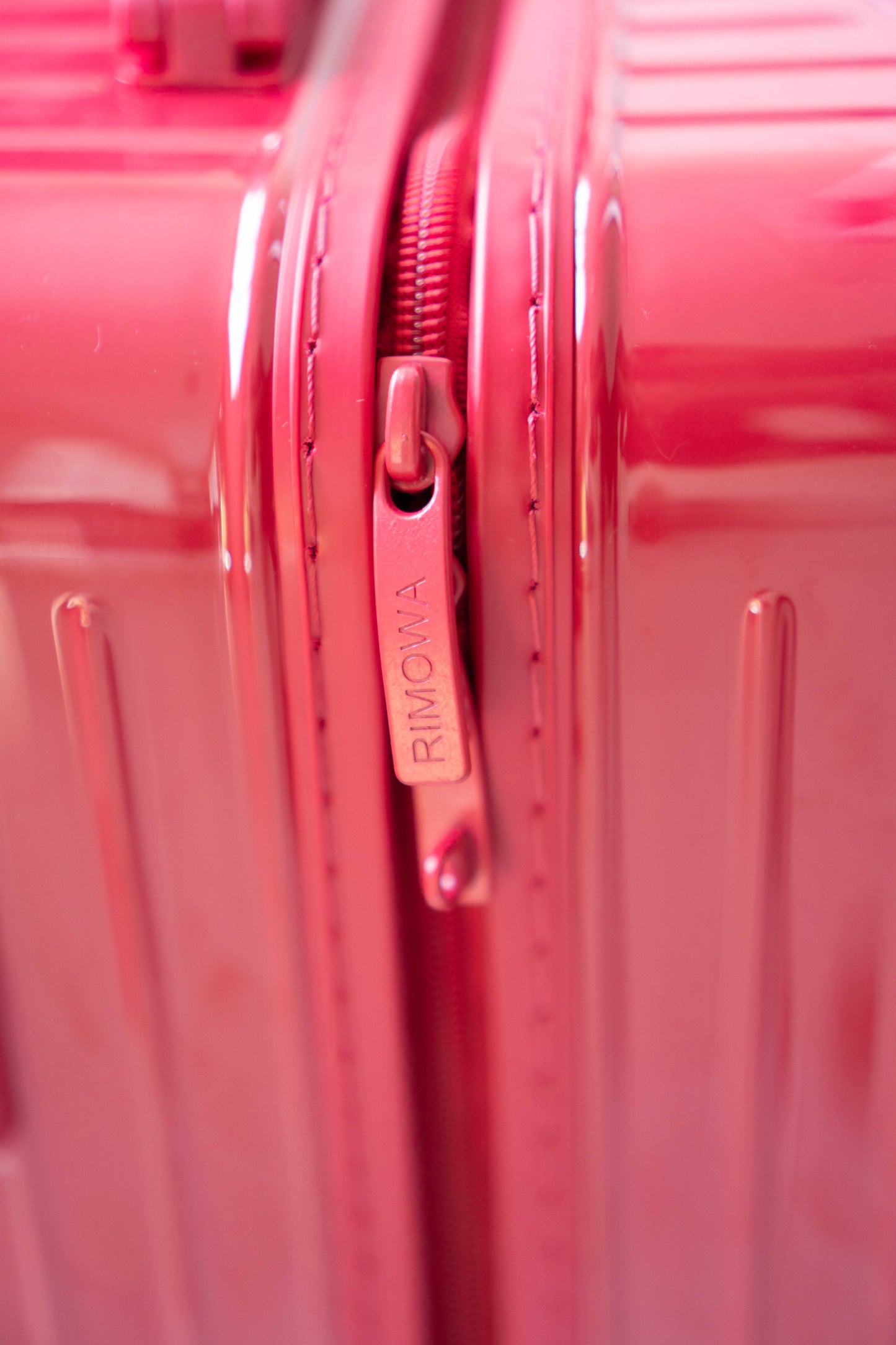 Polycarbonate Luggage Set – Pink (Cabin + Check-in, Zipper)