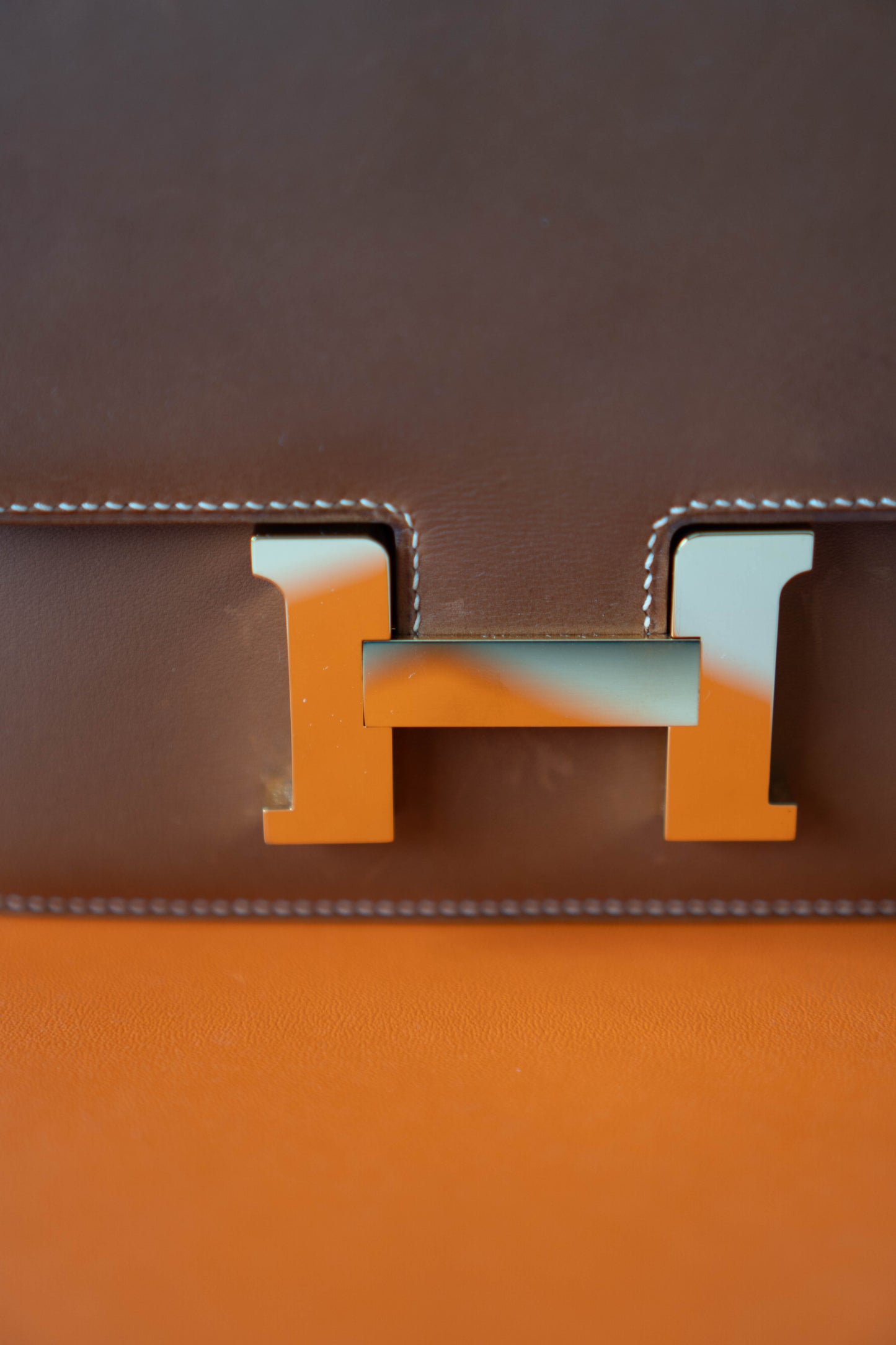 Constanc 18 – Barenia Faubourg with Gold Hardware