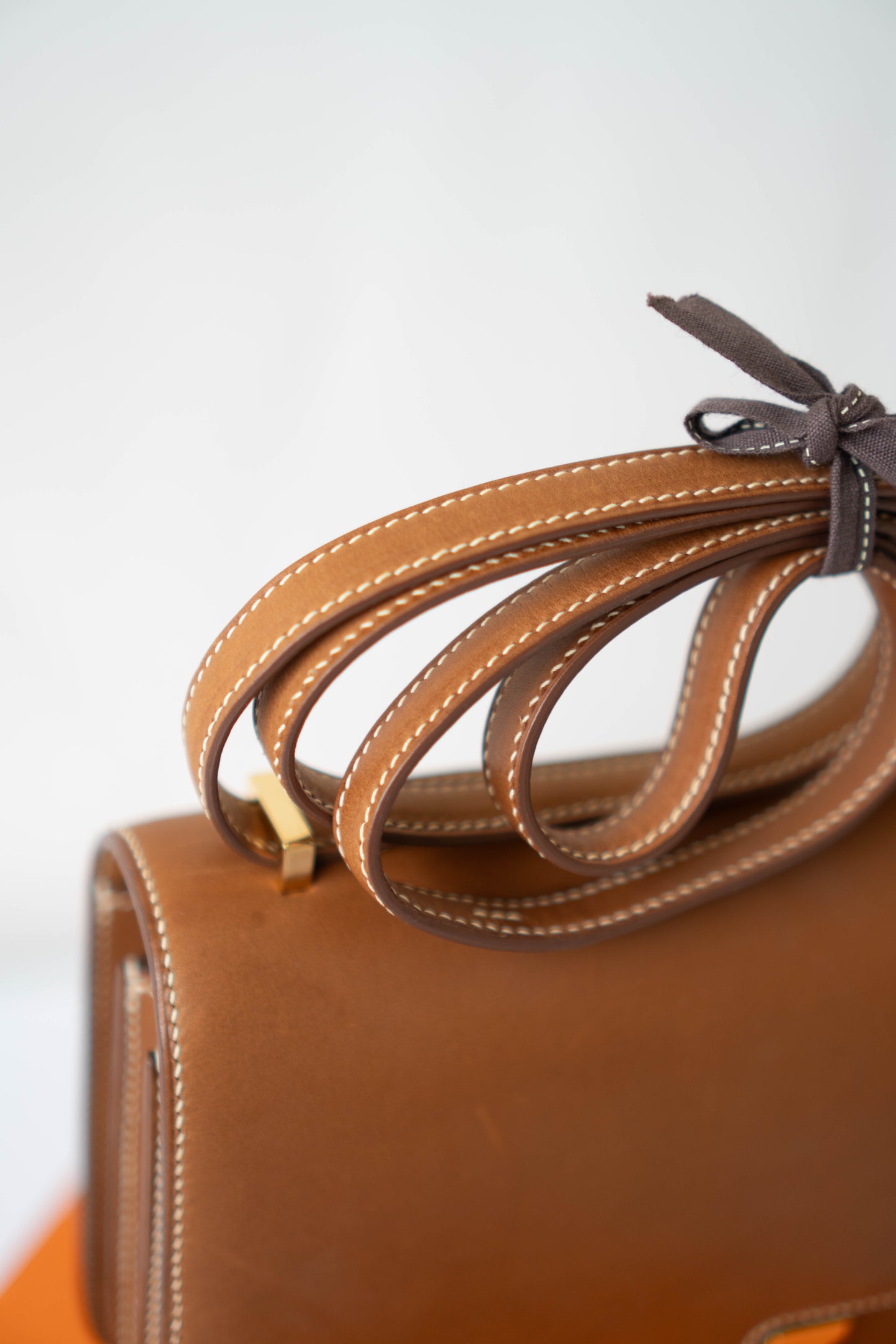 Constanc 18 – Barenia Faubourg with Gold Hardware