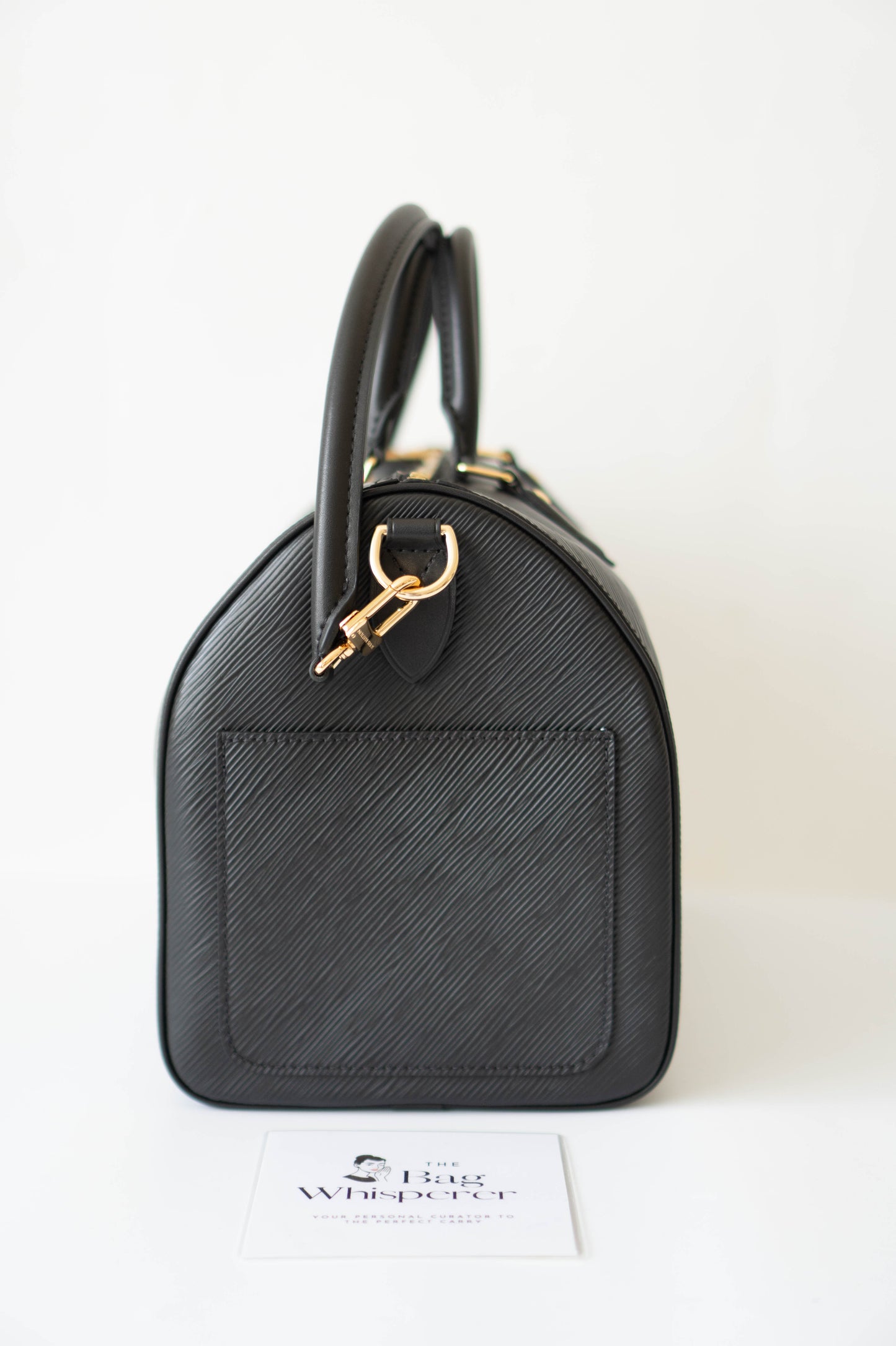 Speedy 30 Soft Epi – Black with Gold Hardware