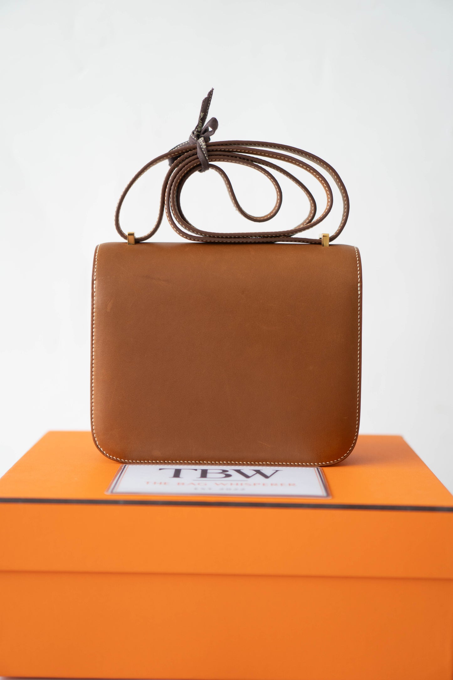 Constanc 18 – Barenia Faubourg with Gold Hardware