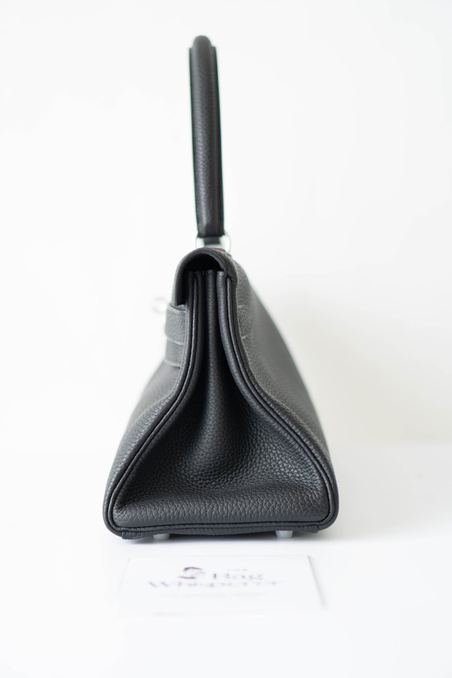 Shoulder KL 42 – Noir Clemence Leather with Palladium Hardware