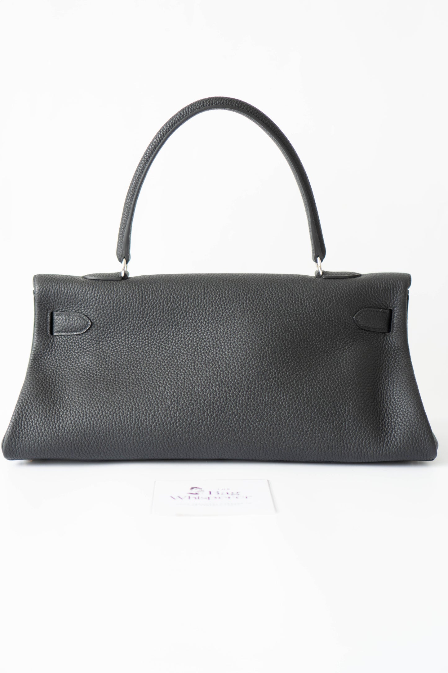 Shoulder KL 42 – Noir Clemence Leather with Palladium Hardware
