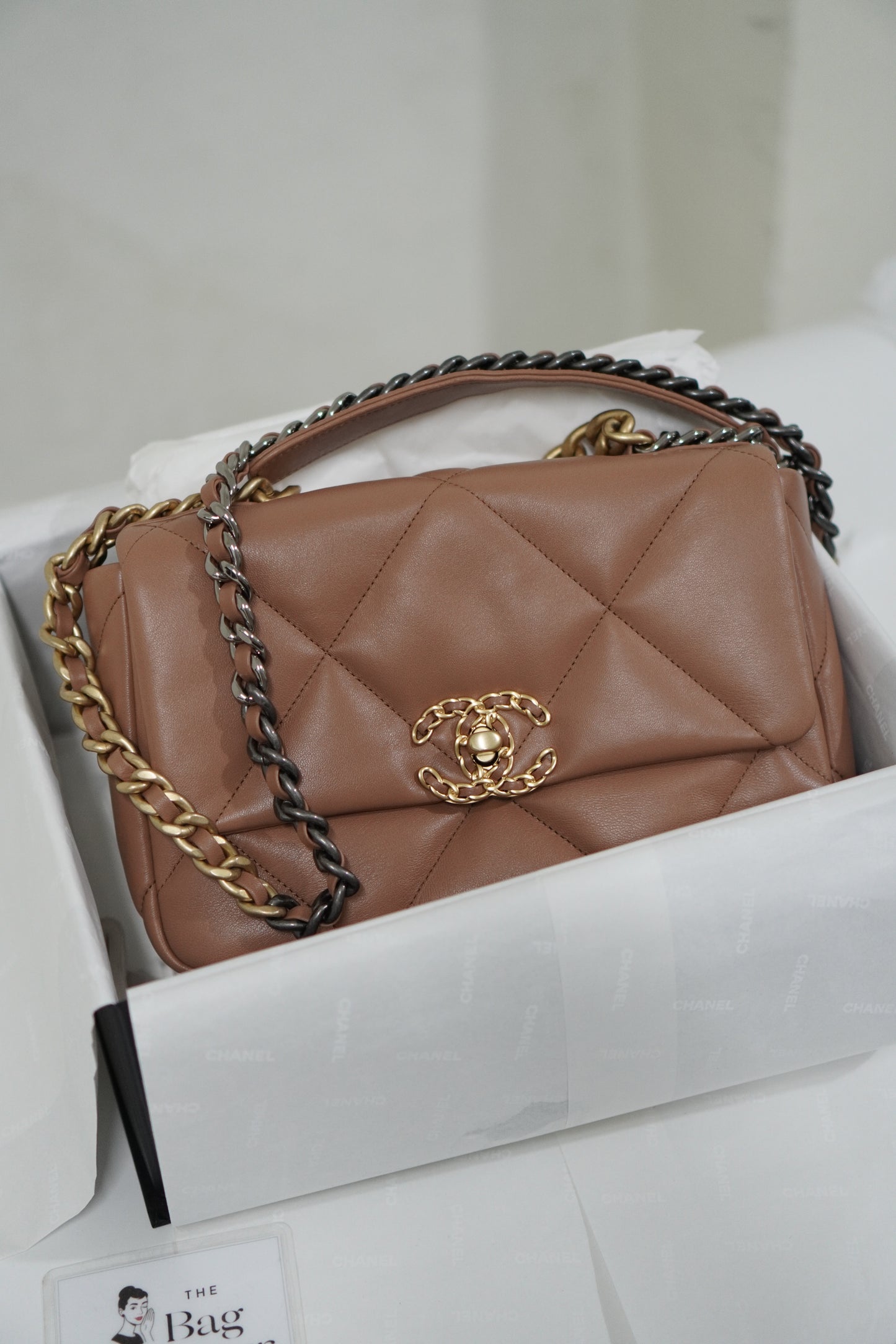 C19 in Caramel Lambskin