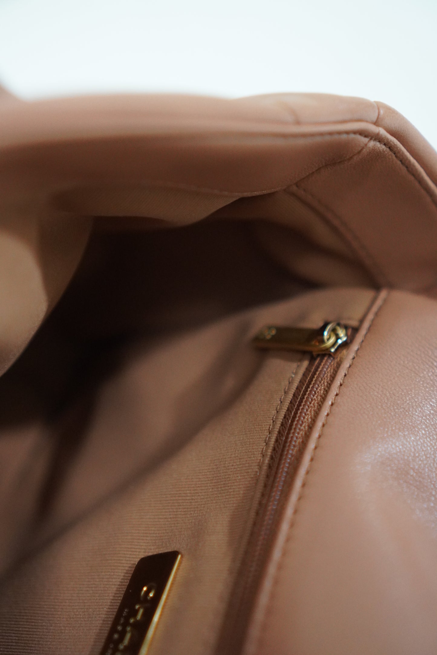 C19 in Caramel Lambskin