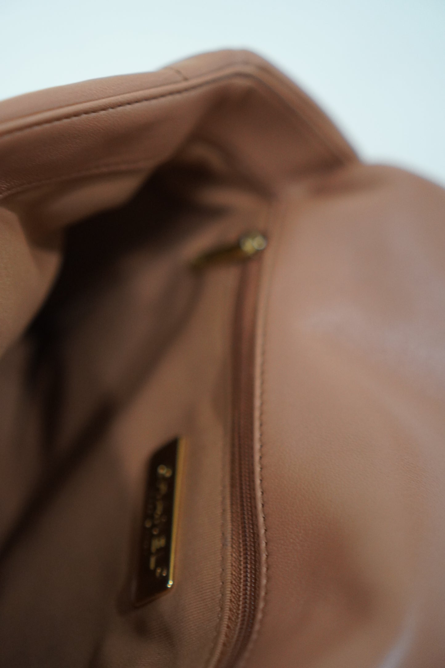 C19 in Caramel Lambskin