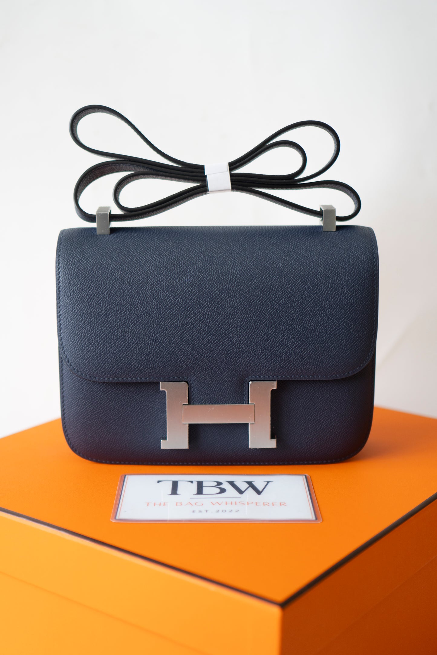 Constanc 24 – Blue Indigo Epsom with Palladium Hardware