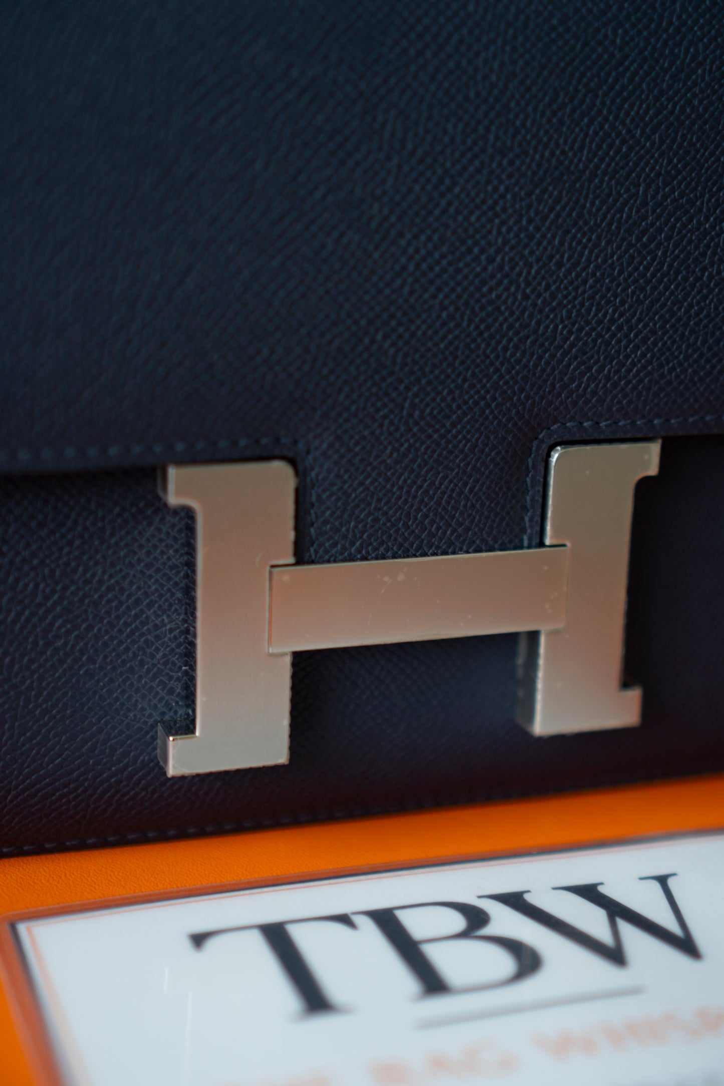 Constanc 24 – Blue Indigo Epsom with Palladium Hardware