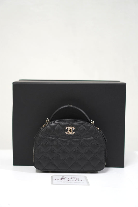 Chic Riviera Top Handle Vanity Case