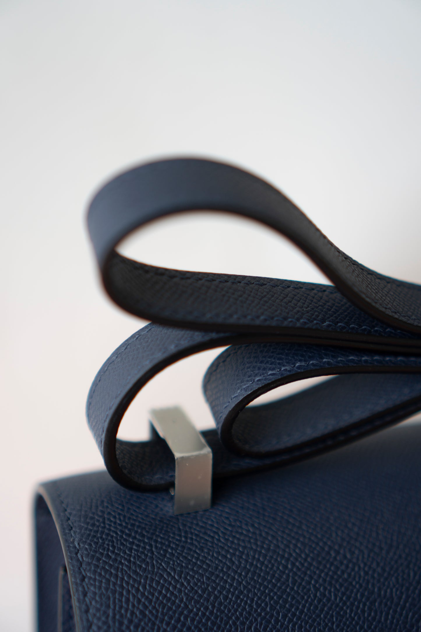 Constanc 24 – Blue Indigo Epsom with Palladium Hardware