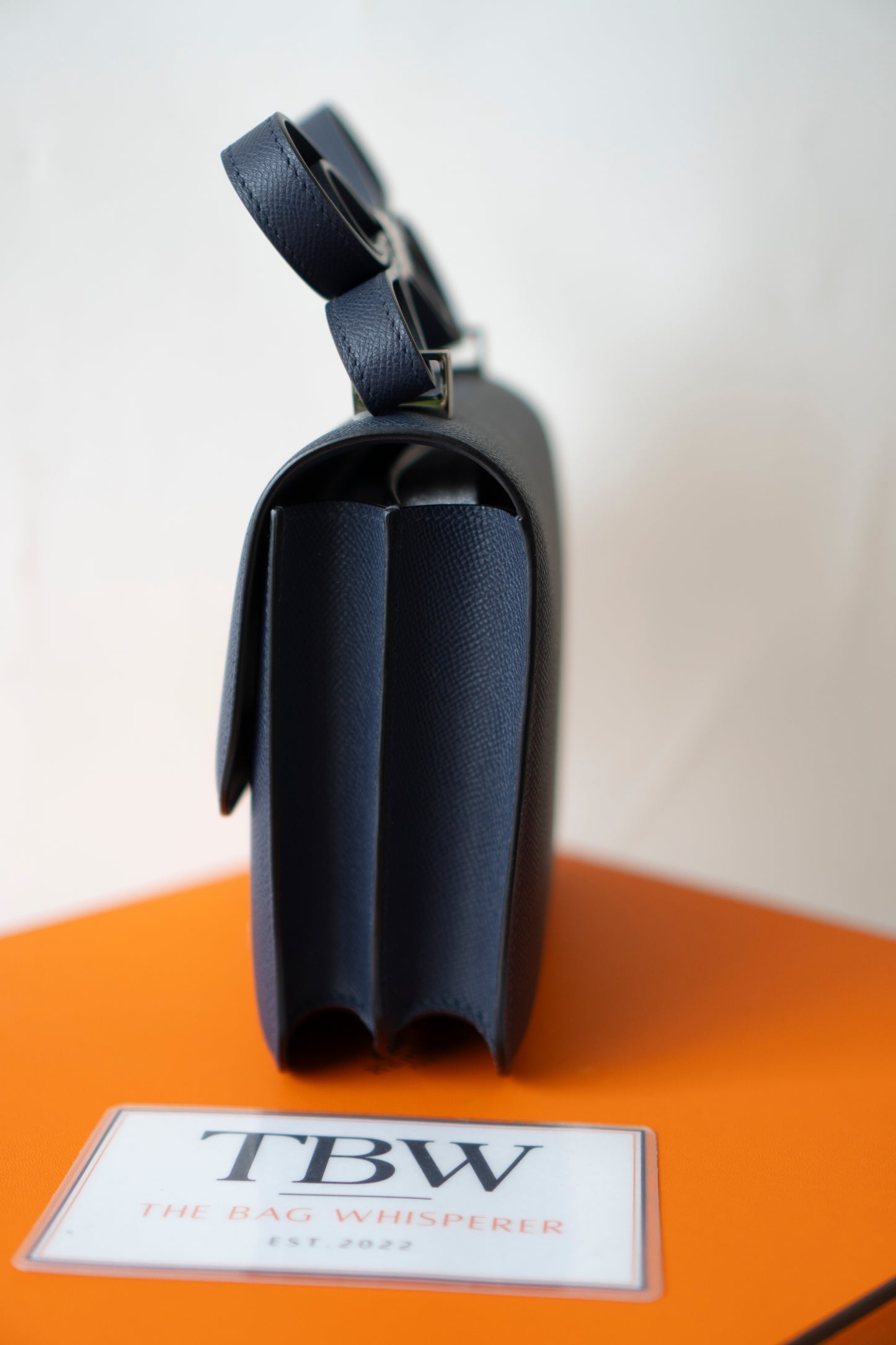 Constanc 24 – Blue Indigo Epsom with Palladium Hardware