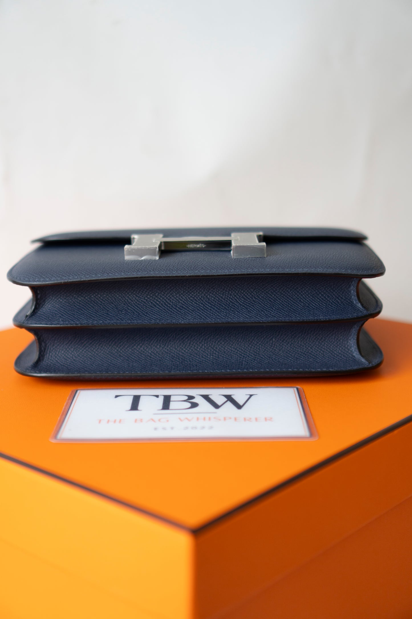 Constanc 24 – Blue Indigo Epsom with Palladium Hardware