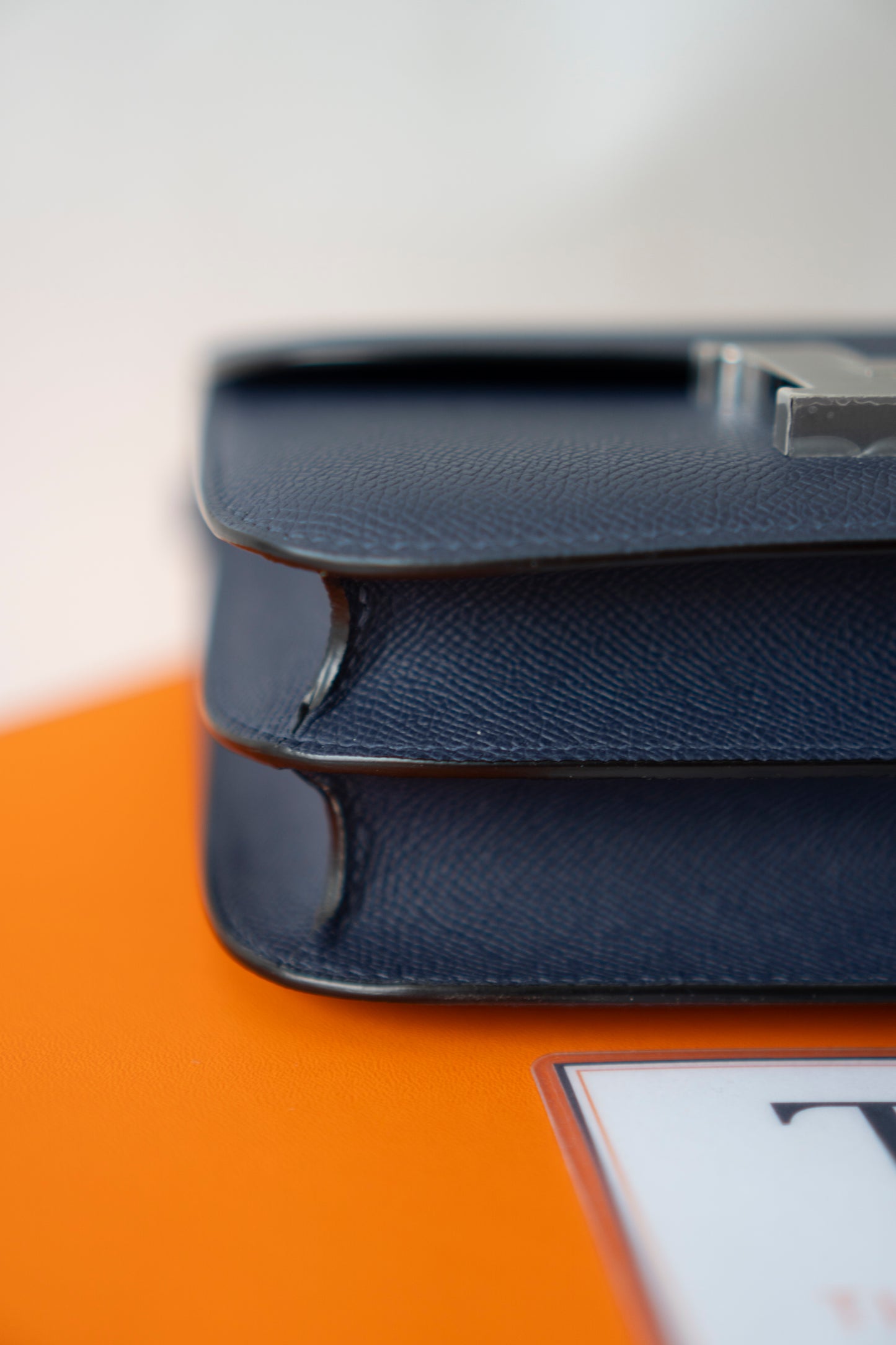 Constanc 24 – Blue Indigo Epsom with Palladium Hardware