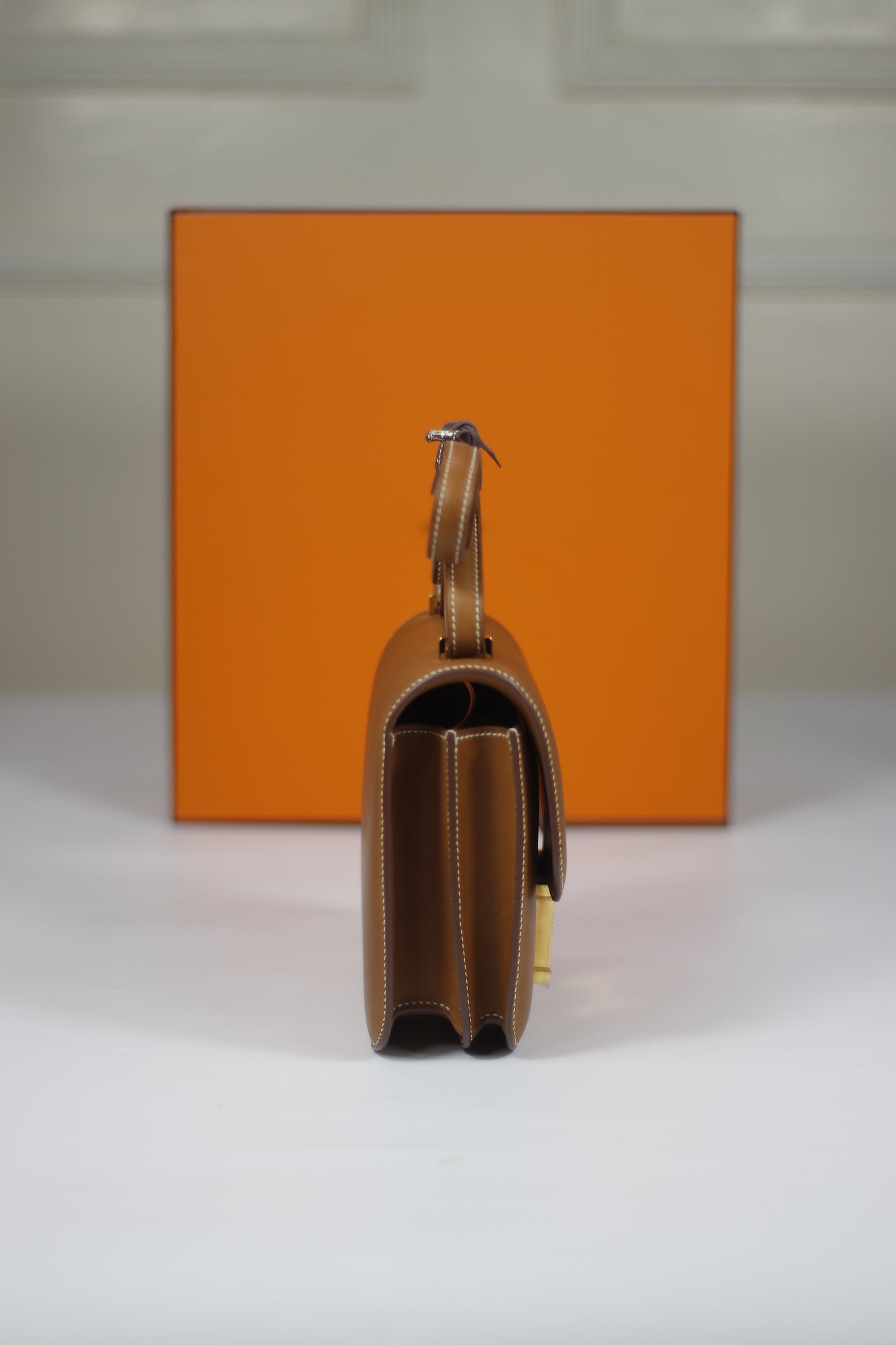 Constance 18 – Barenia Faubourg with Gold Hardware